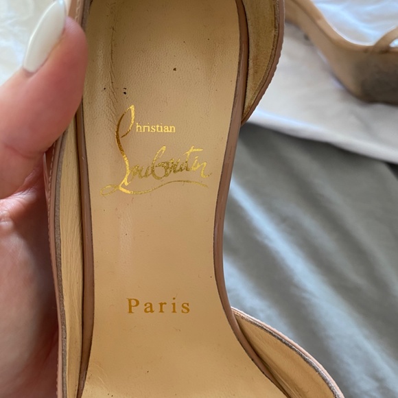 Iriza 100mm nude patent Louboutins size 37 - Picture 13 of 16